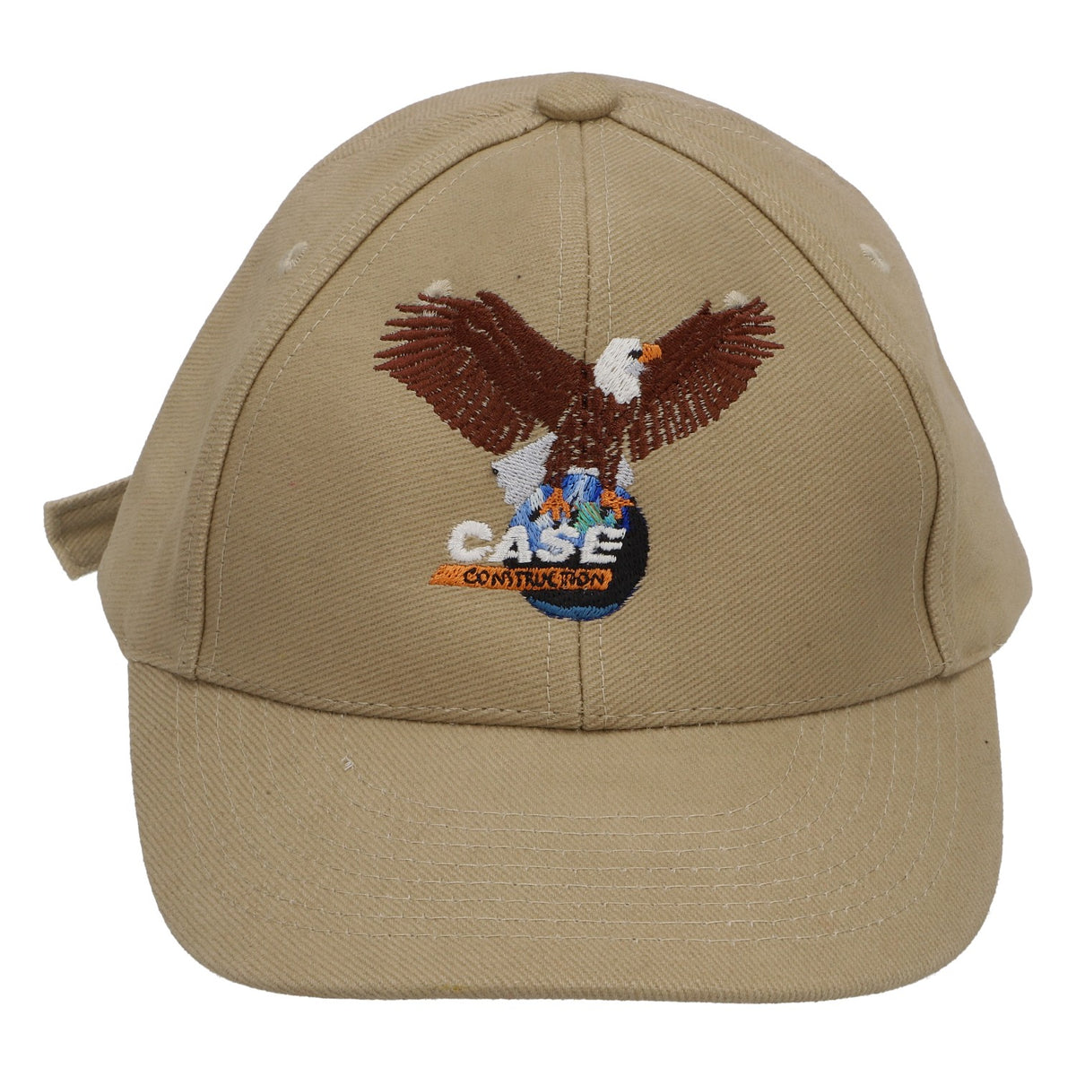 Case Construction USA baseball cap Trucker cap with "eagle beige" motif – View 2