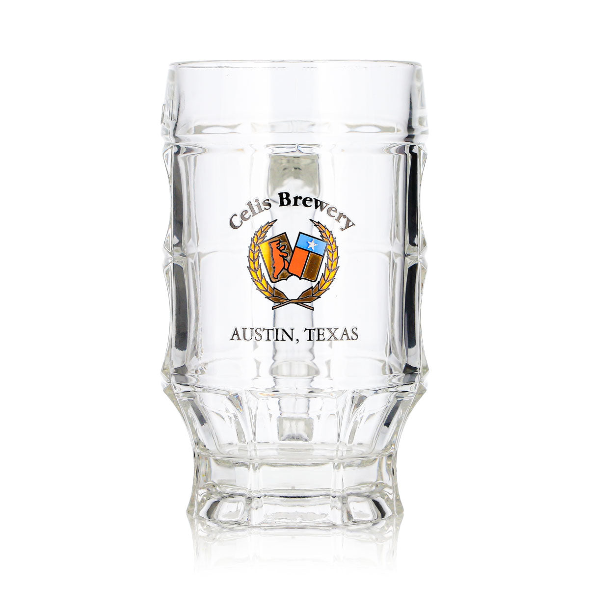 Celis Brewery Beer Glass, 0.25 L Mug, Relief Design: Austin, Texas – View 2