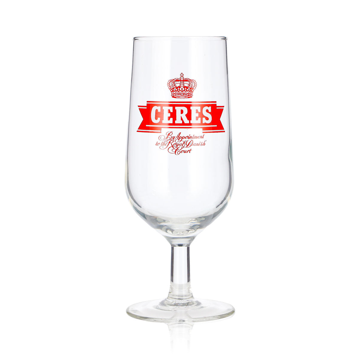 Ceres Beer Glass, 0.3 L, Goblet, Red Logo