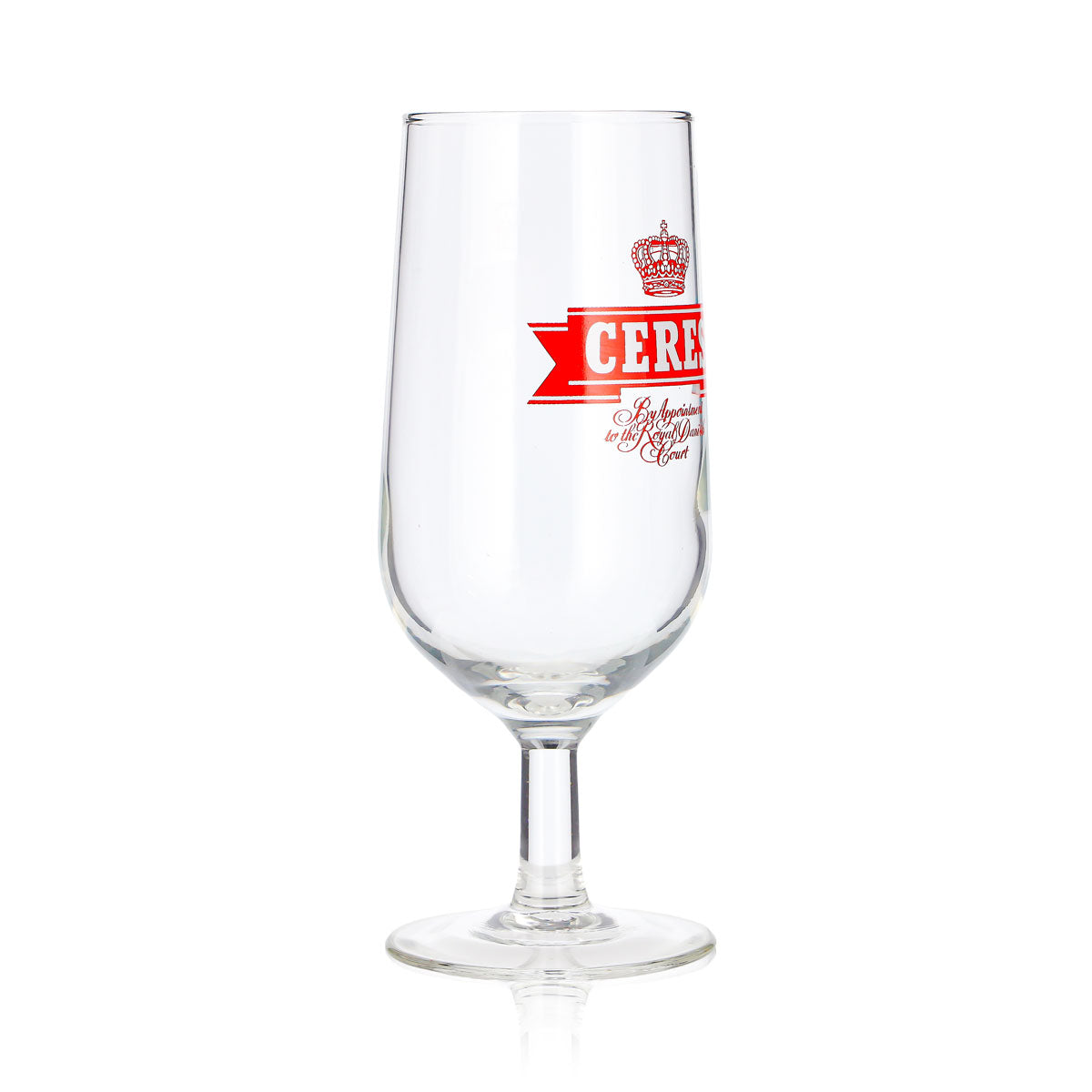 Ceres Beer Glass, 0.3 L, Goblet, Red Logo – View 2