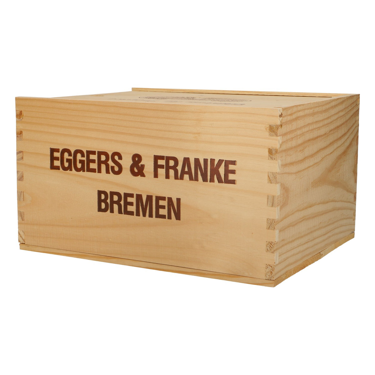 Chateau les Vergnes Wine Wooden Box Home Decor 33x27x18.5 cm – View 3