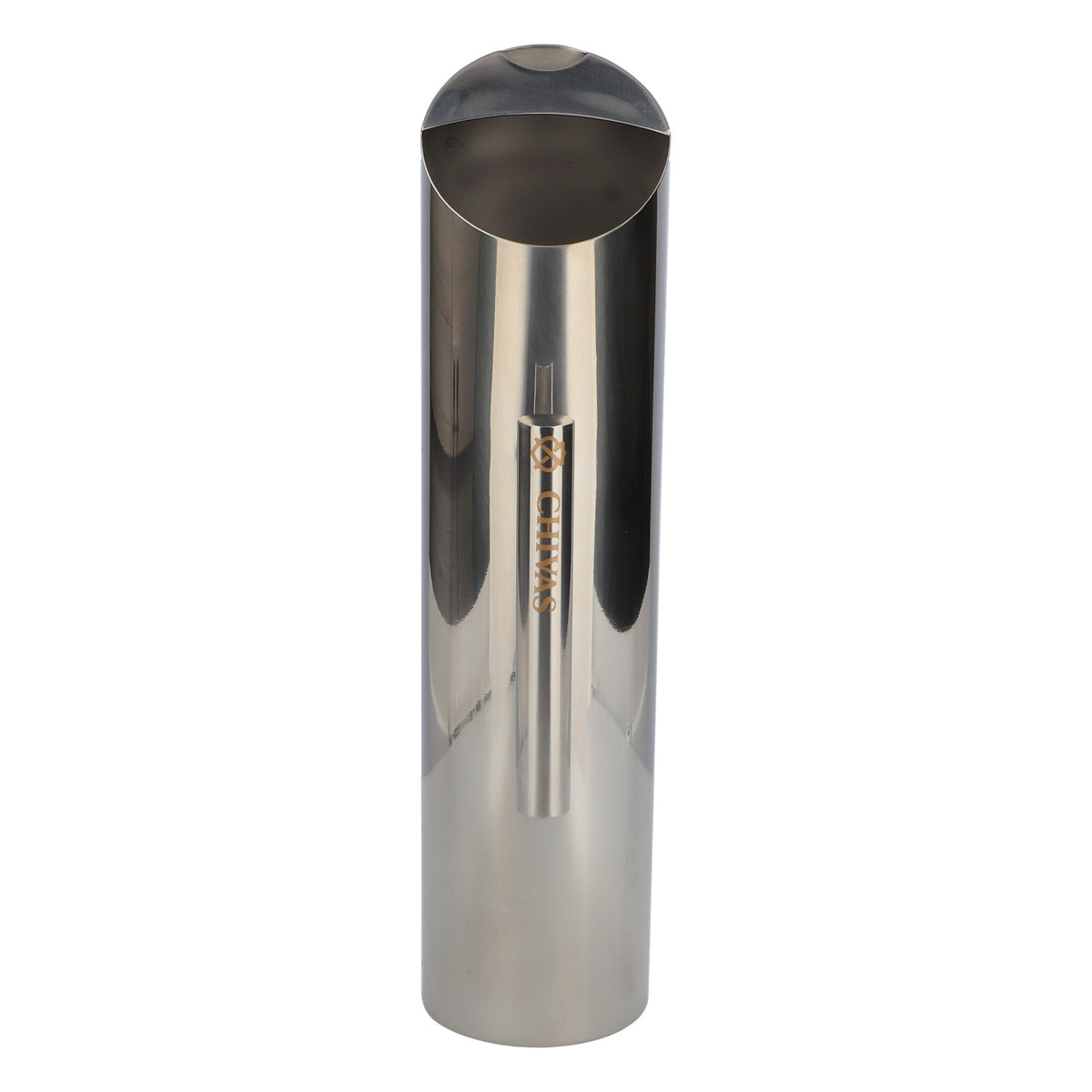 Chivas Regal Whiskey Stainless Steel Carafe Pitcher Silver Metal Engraved Jug Pourer – View 2