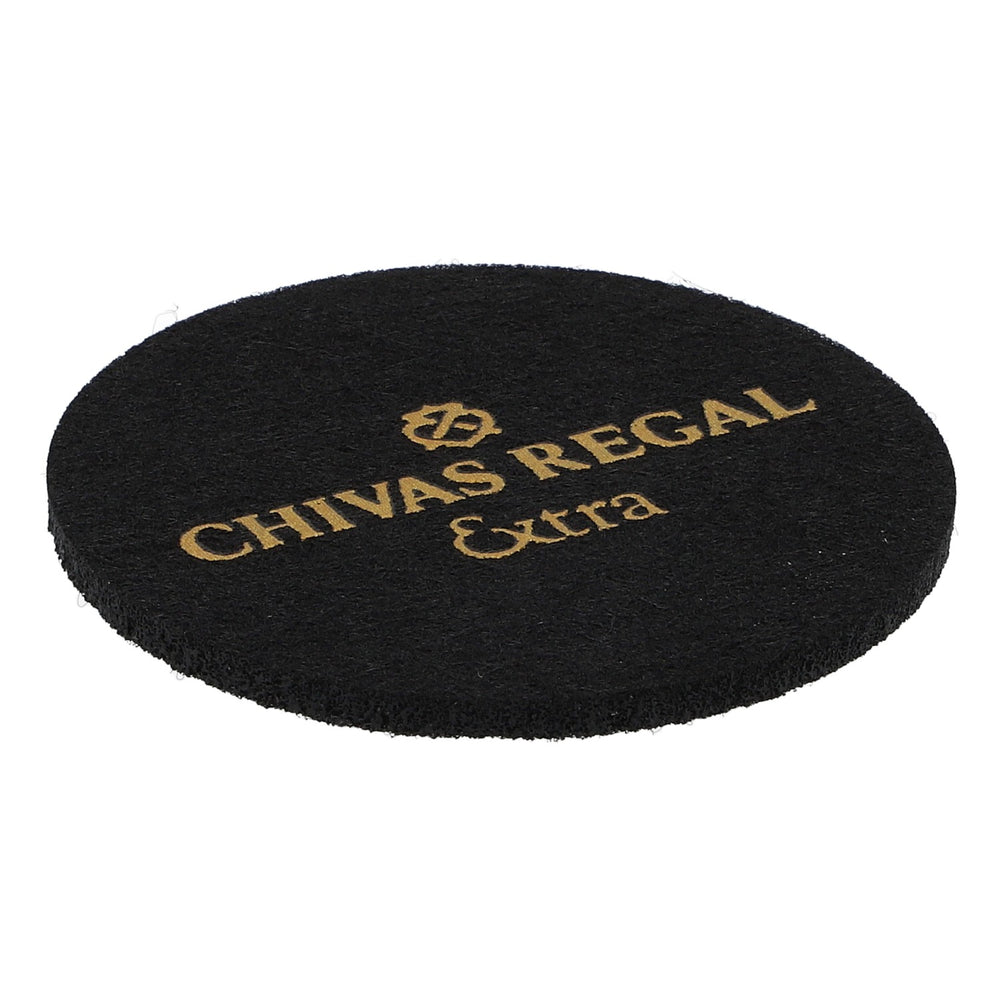 Chivas Regal Whiskey Felt Coaster Black 6.2 cm Diameter "Chivas Regal Extra"