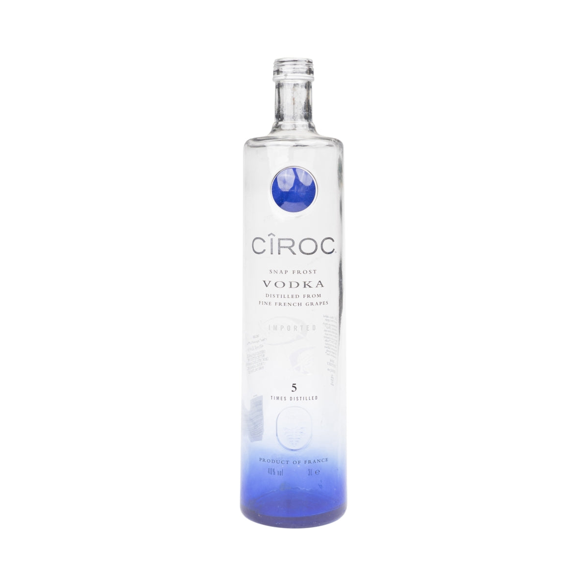 Ciroc Vodka Bottle 3l EMPTY used Craft Decoration Bar Lamp Empty Bottle Vodka