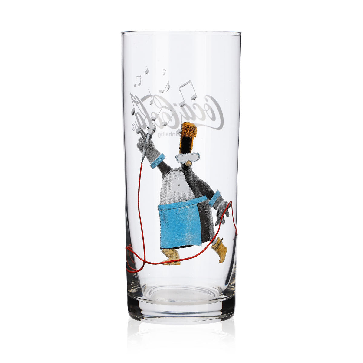 Coca Cola glass soft drink glasses 0.3 l cup collector's glass "Sänger"