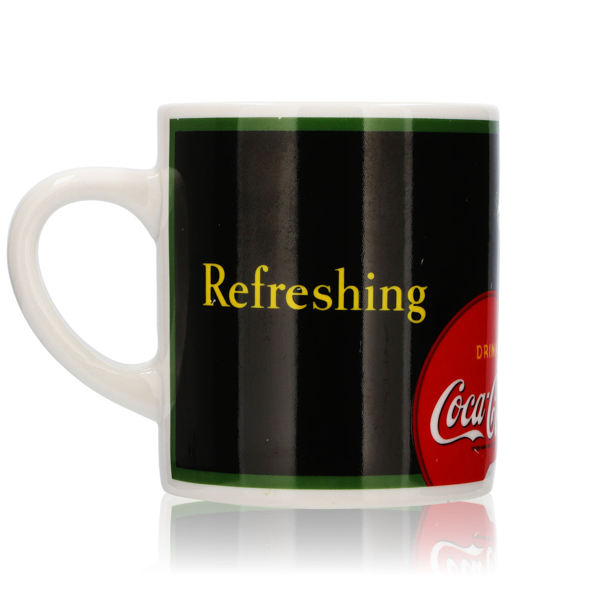 Coca Cola coffee mug 0.4l glass mug Soft drink cup "Refreshing" – View 3