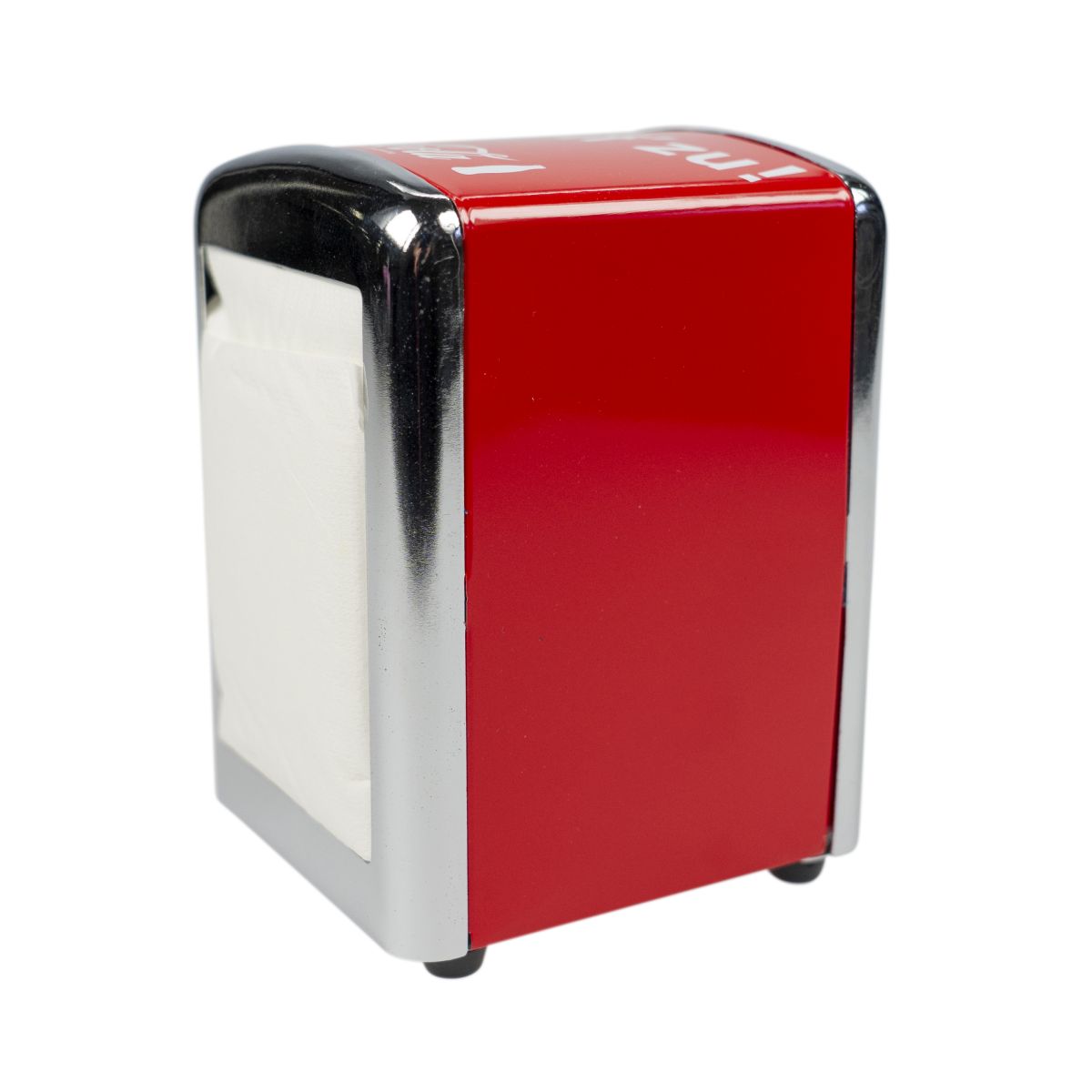 Coca Cola Napkin Dispenser Red Silver 15x10 cm Napkin Dispenser Catering Accessories – View 2