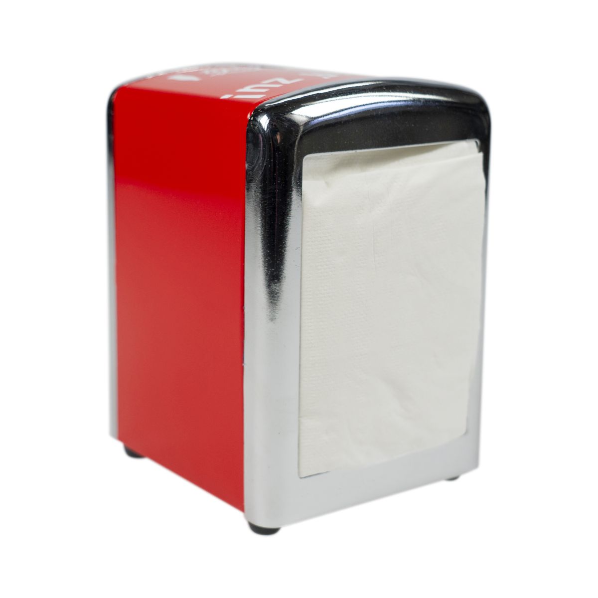 Coca Cola Napkin Dispenser Red Silver 15x10 cm Napkin Dispenser Catering Accessories – View 3
