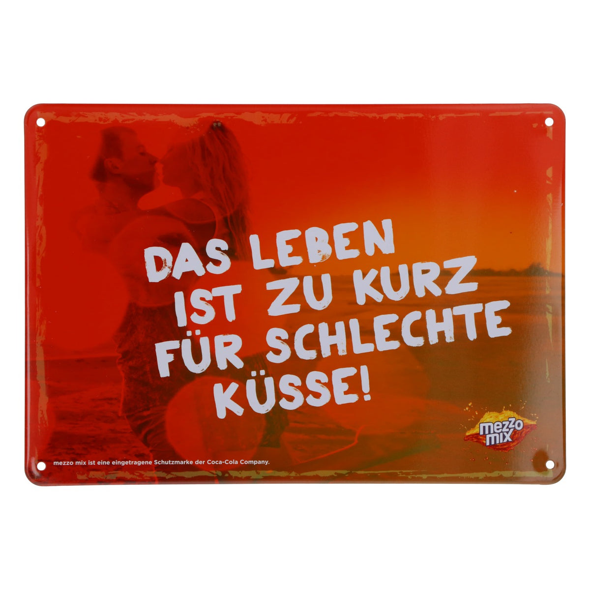 Coca-Cola Soft Drink Metal Sign Wall Decoration Mezzo Mix 21x15cm
