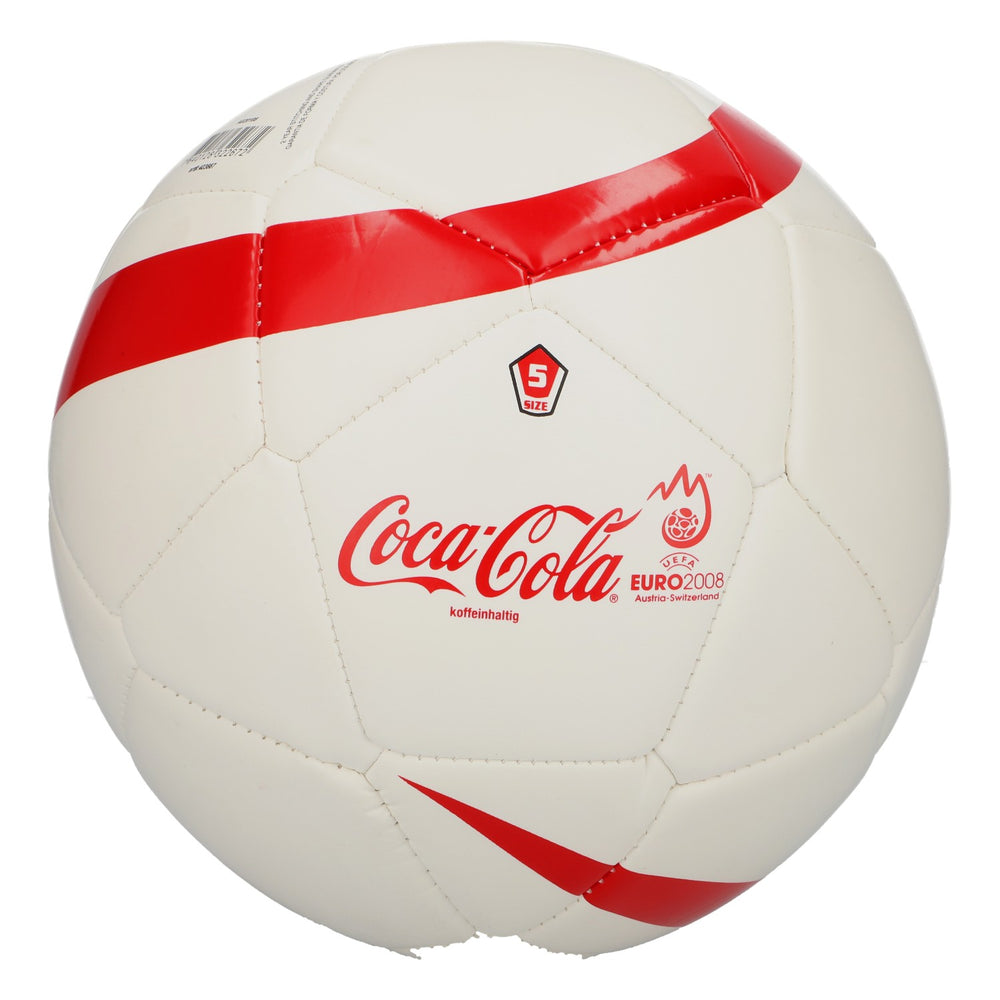 Coca-Cola Soft Drink Soccer Size 5 New Blended Fabric White