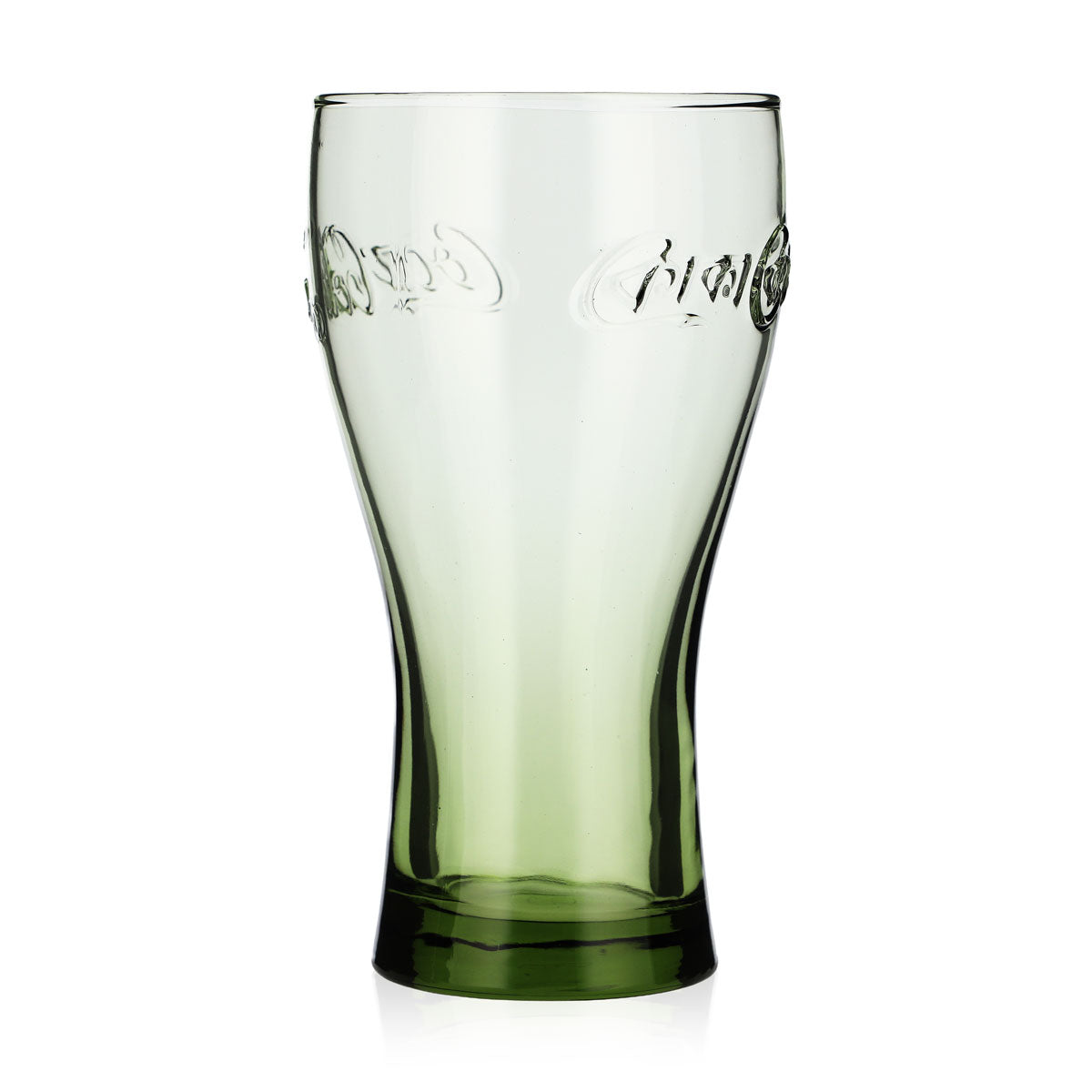 Coca-Cola Soft Drink Glass, 0.36 L, Contoured Glass, Olive Green, McDonald's, Bengali – View 4