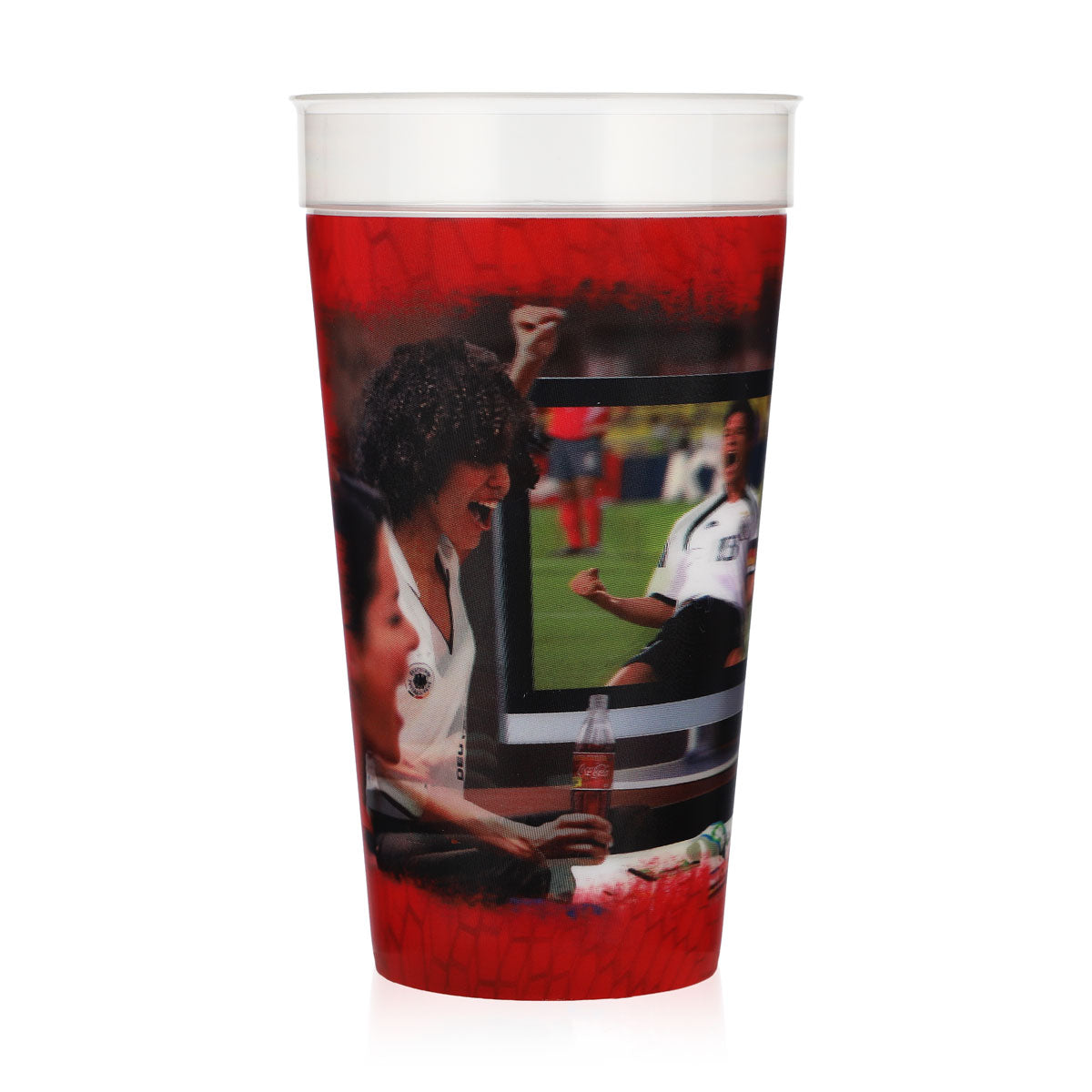 Coca-Cola Soft Drink Glass 0.5 L FIFA World Cup 2006 3D Design Reusable Plastic Cup – View 4