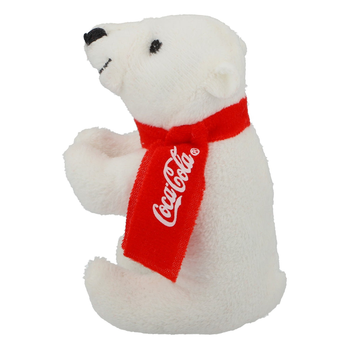 Coca-Cola Soft Drink Polar Bear Stuffed Animal (Standing), White Blended Fabric – View 2