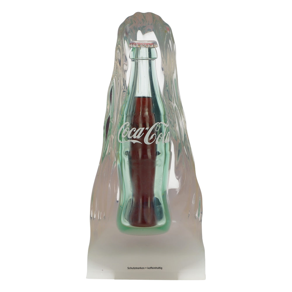 Coca Cola soft drink neon sign illuminated advertising bottle in block LED incl. power supply