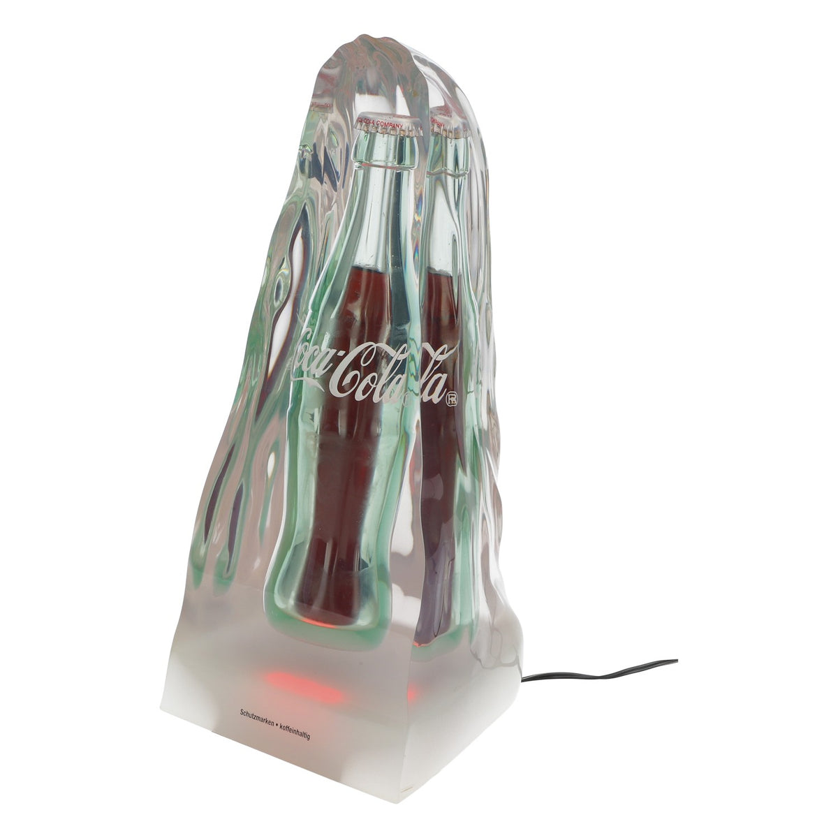 Coca Cola soft drink neon sign illuminated advertising bottle in block LED incl. power supply – View 5