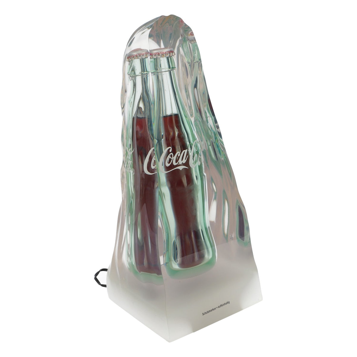 Coca Cola soft drink neon sign illuminated advertising bottle in block LED incl. power supply – View 6