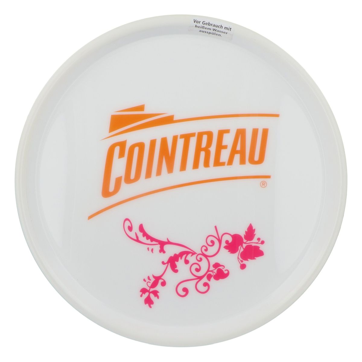 Cointreau liqueur Kellnertanlett round tray with non-slip base