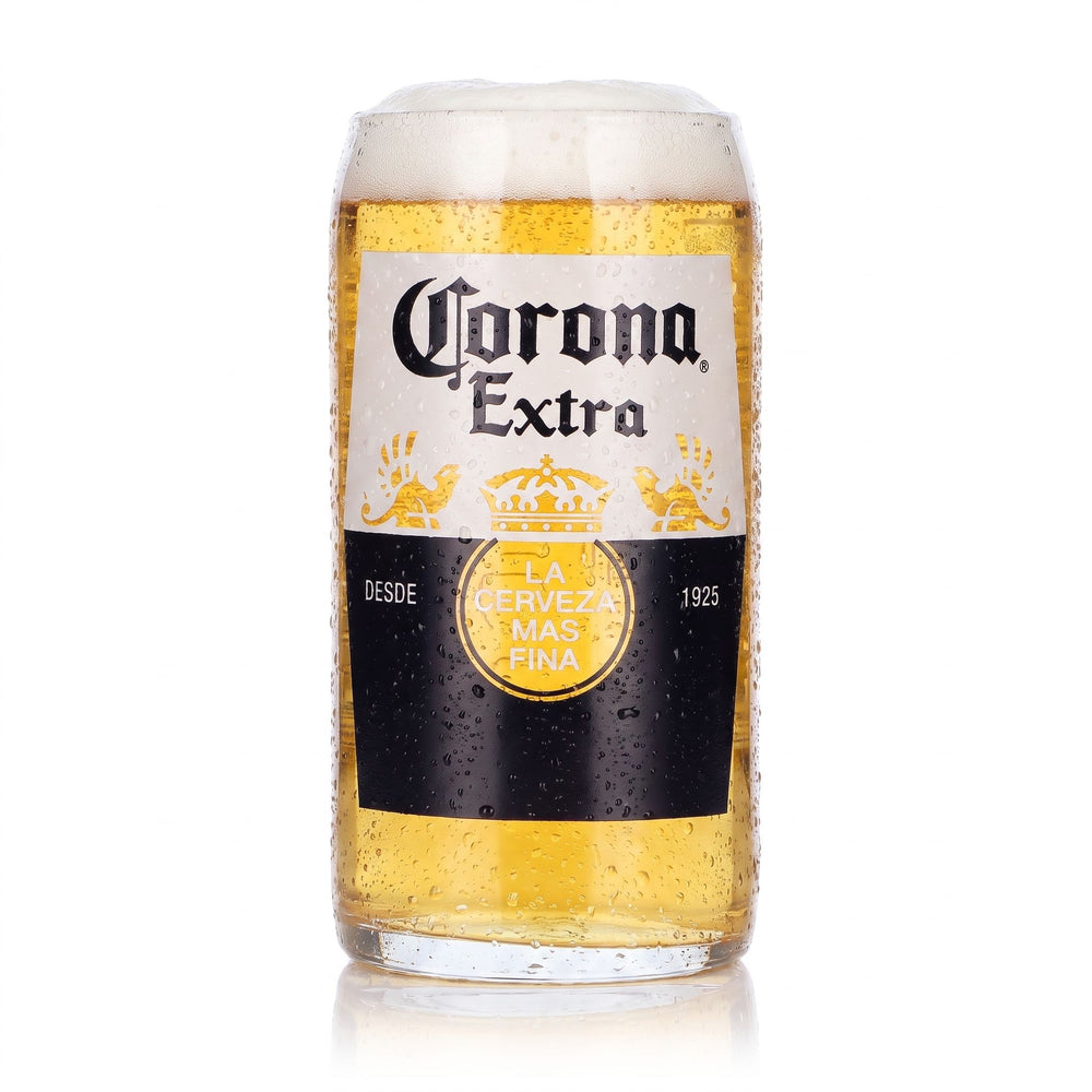 Corona Beer Glass 0.25 L Willi Becher Corona Extra—elegant contoured relief design, calibrated for the hospitality industry