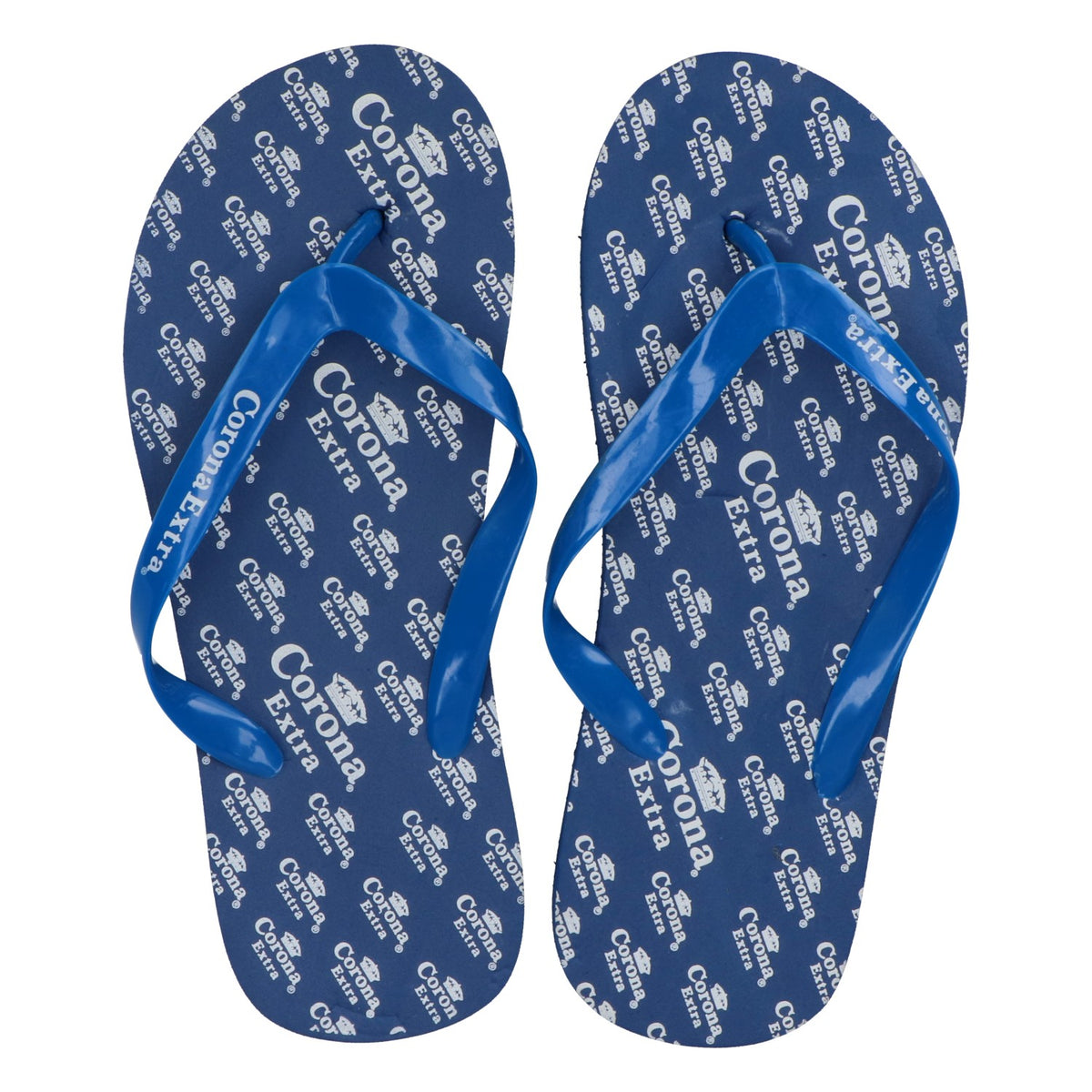 Corona Extra Beer Flip-Flops Bathing Sandals Beach Shoes Size M/38-41 Blue – View 2