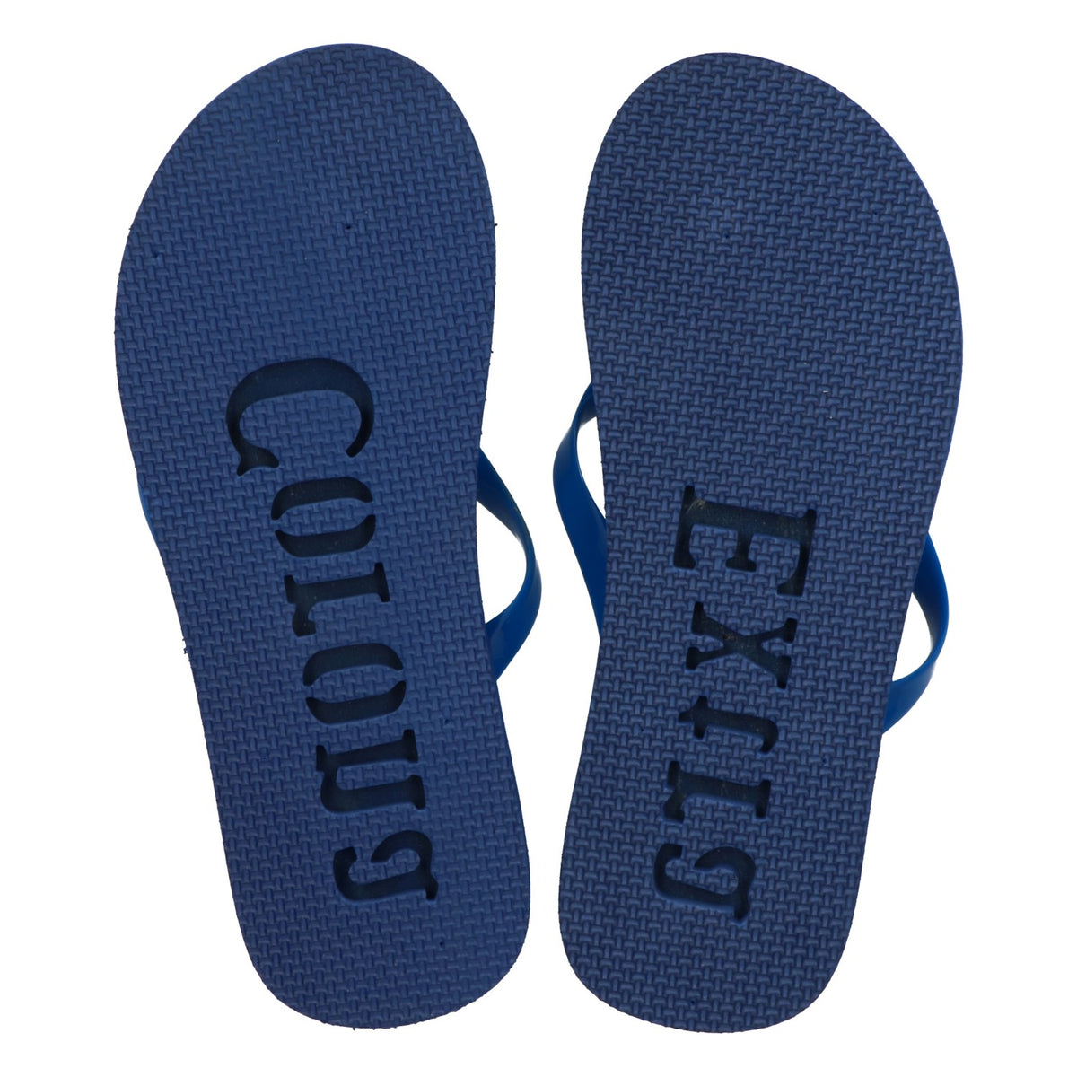 Corona Extra Beer Flip-Flops Bathing Sandals Beach Shoes Size M/38-41 Blue – View 3