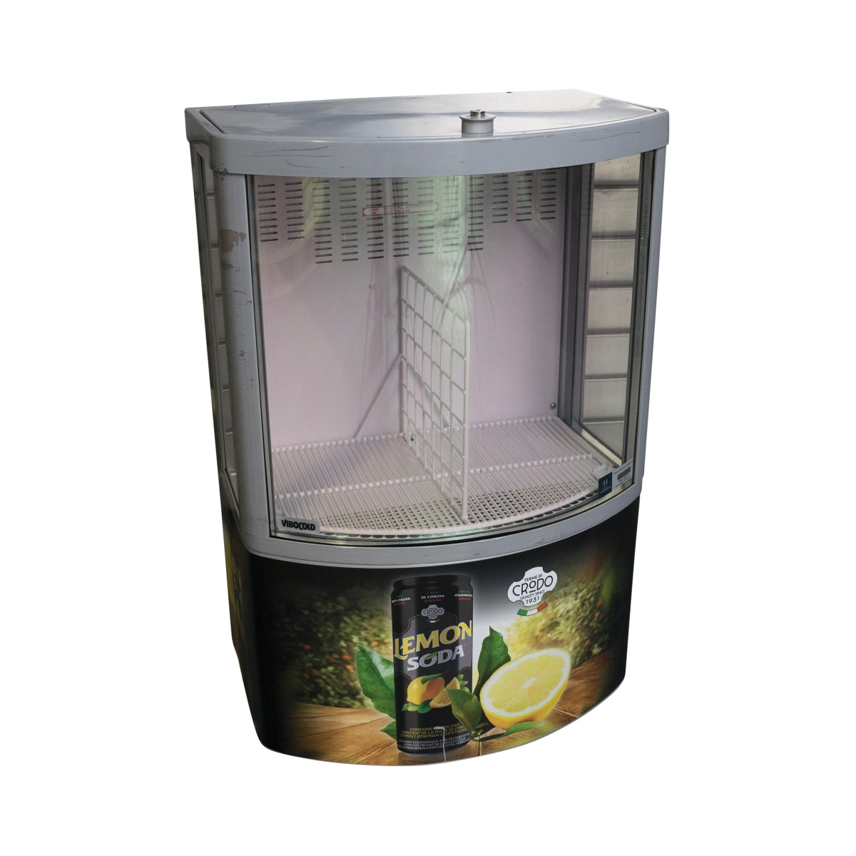 Crodo refrigerated display case Refrigerator Cooler Counter Lemon Soda Mojito Gastro Advertising – View 2