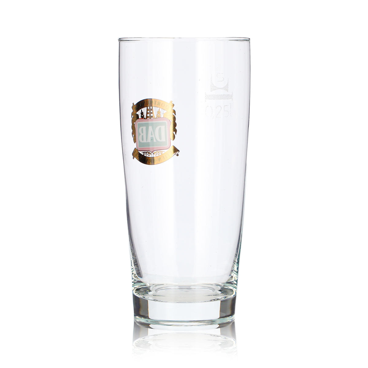 DAB - Dortmunder Aktien Brauerei Beer Glass 0.25 L Cup DAB – View 4