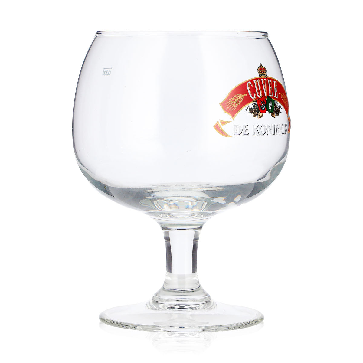 De Koninck Beer Glass 0.33 L Tulip-Shaped with Red Logo, Cuvee Beer Glass, Goblet, Beer Tulip – View 2