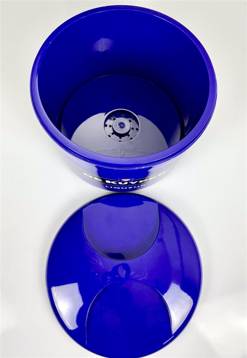 De Kuyper Liqueur Ice Cube Tray Bottle Cooler Ice Box with Lid, Blue – View 3