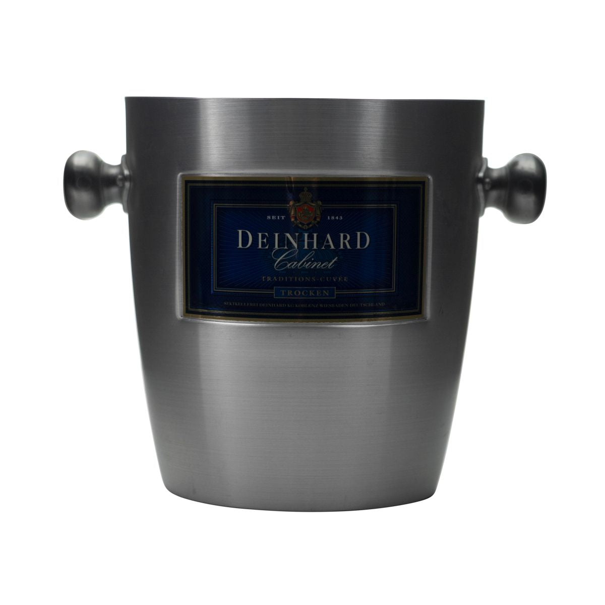 Deinhard Bottle Cooler Ice Bucket Ice Tray Handle Sparkling Wine Secco Champagne Cooler