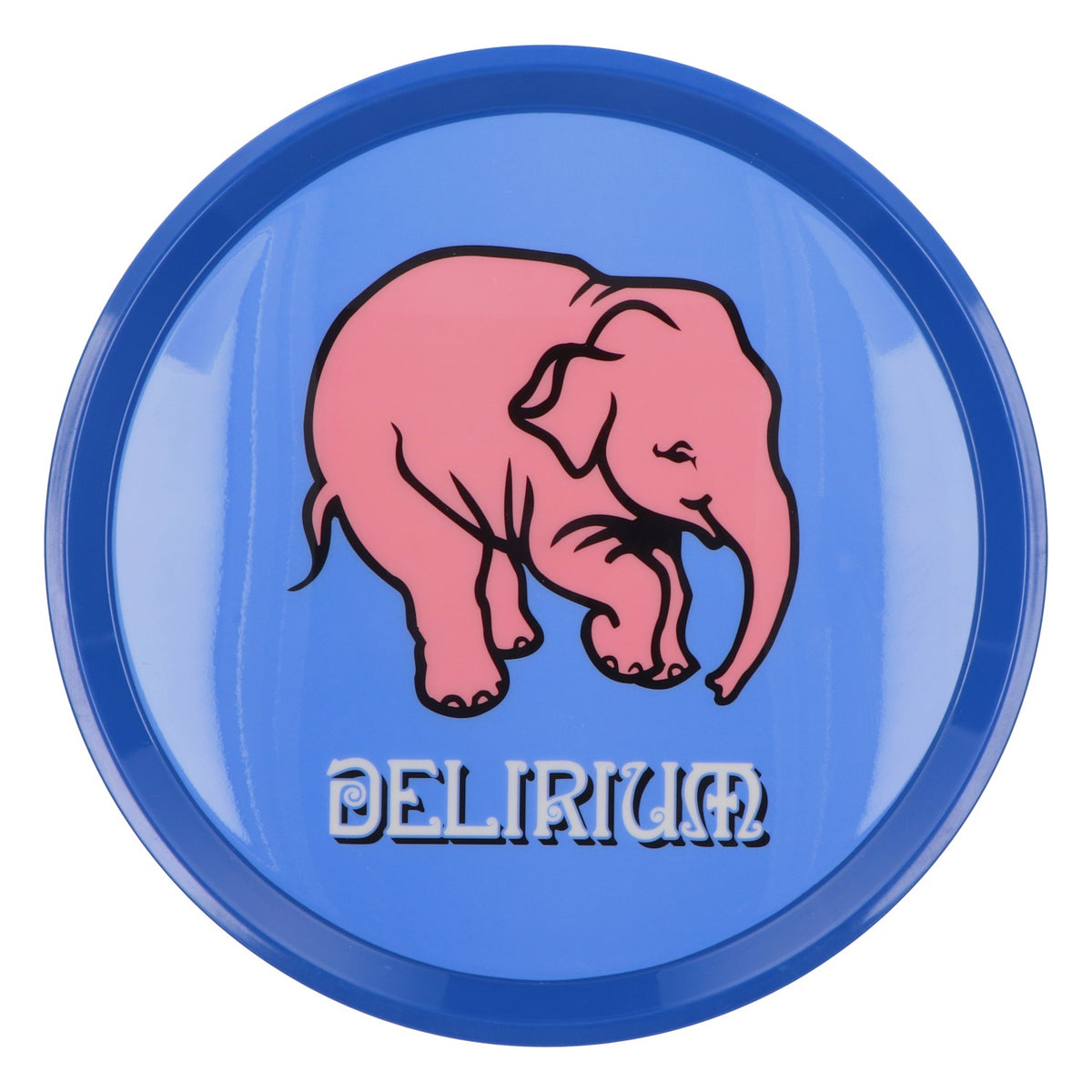 Delirium Beer Tray Serving Tray Waiter's Tray 37cm Diameter Blue