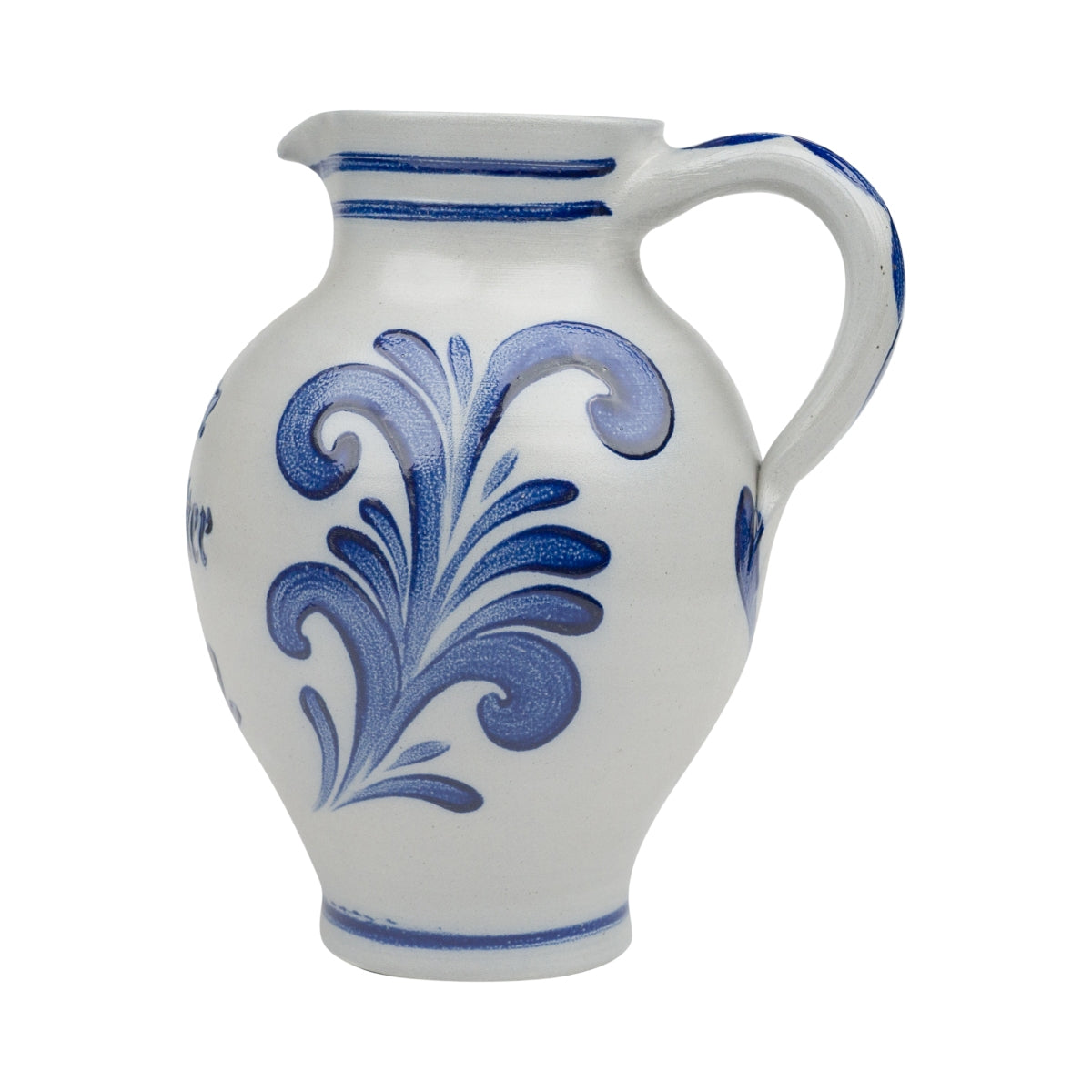 The old Hochstädter apple wine jug, 2L pitcher, carafe, Äppler stoneware – View 3