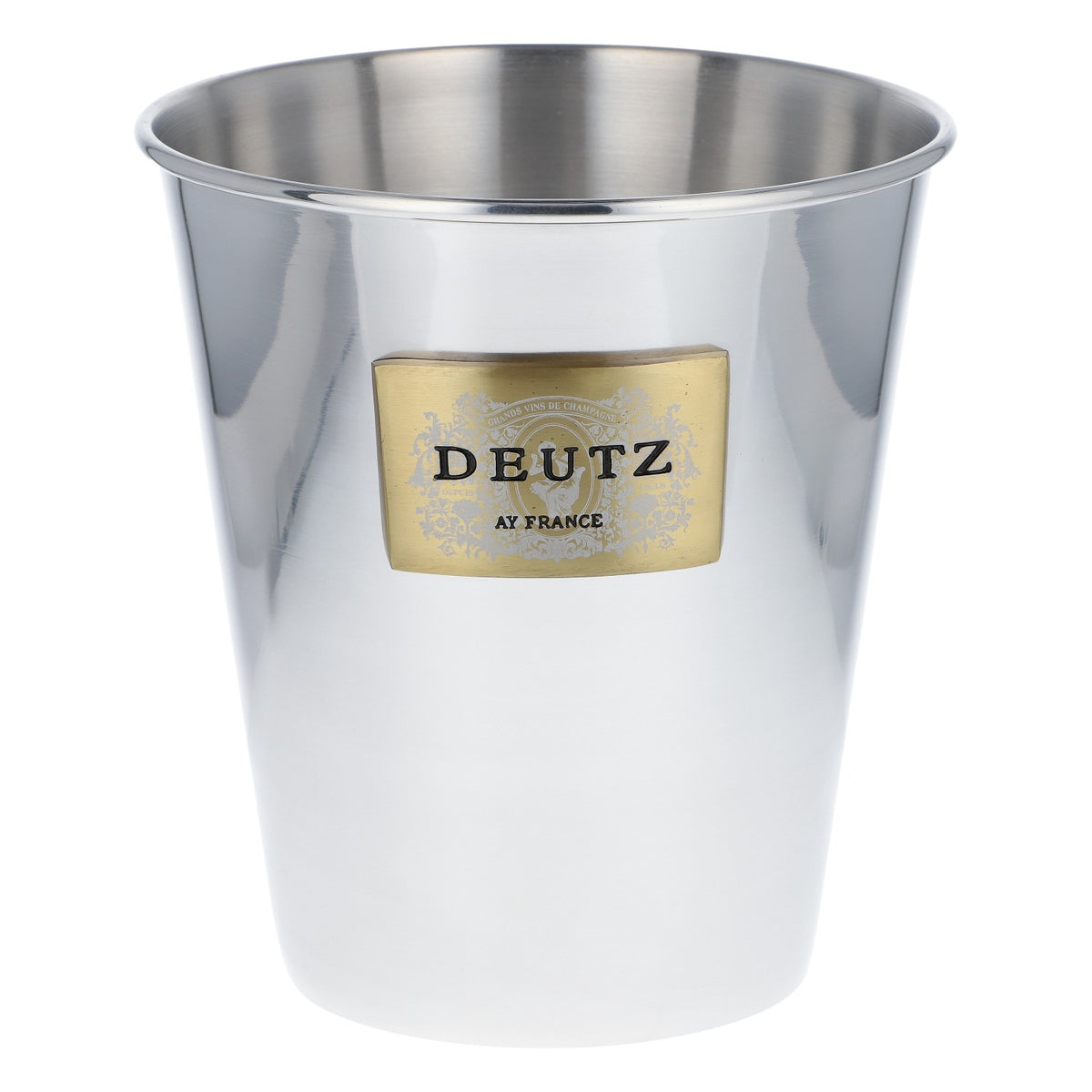 Deutz Champagne Bottle Cooler Ice Cube Container Ay France Aluminum