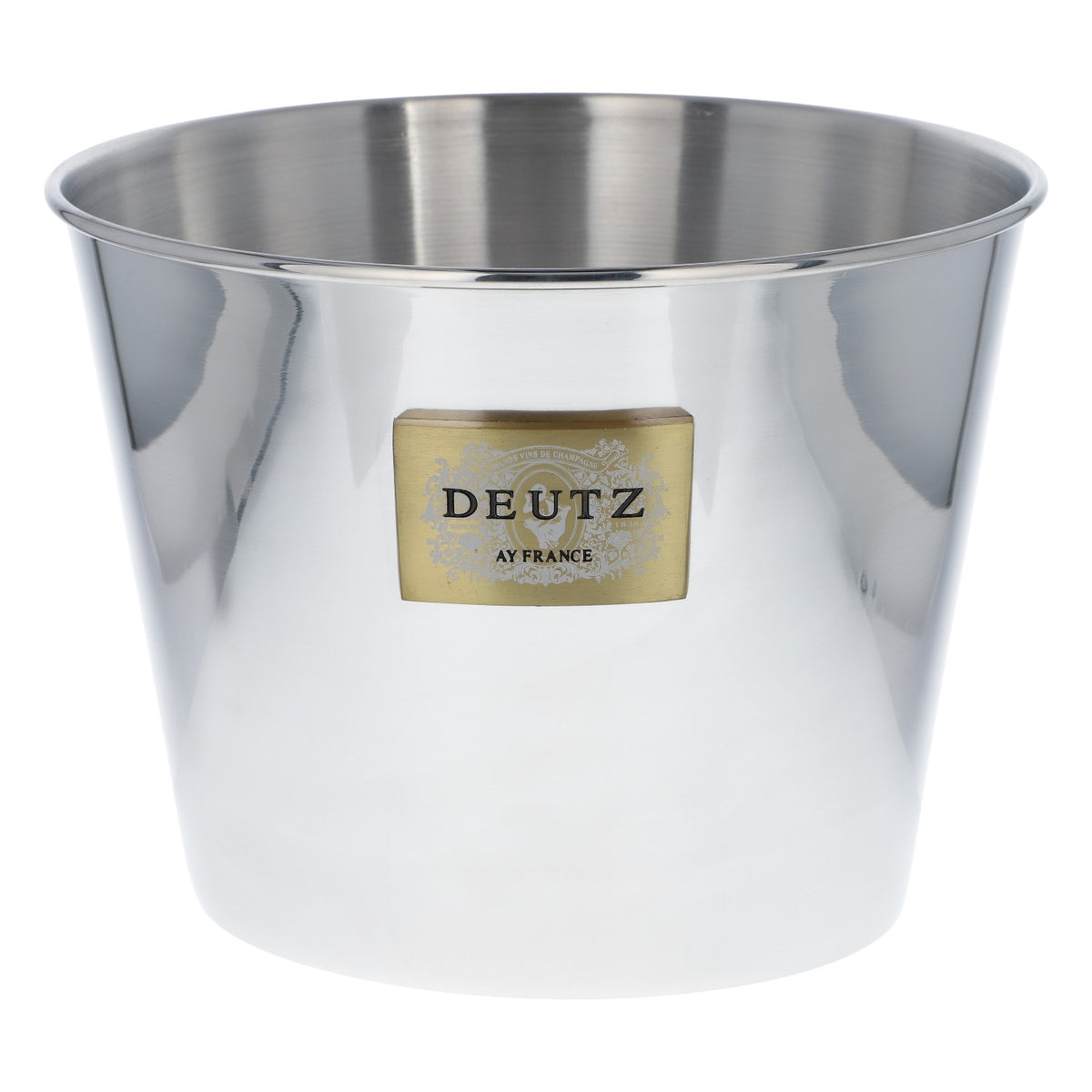 Deutz Champagne Bottle Cooler Ice Cube Container Ay France XXXL Aluminum