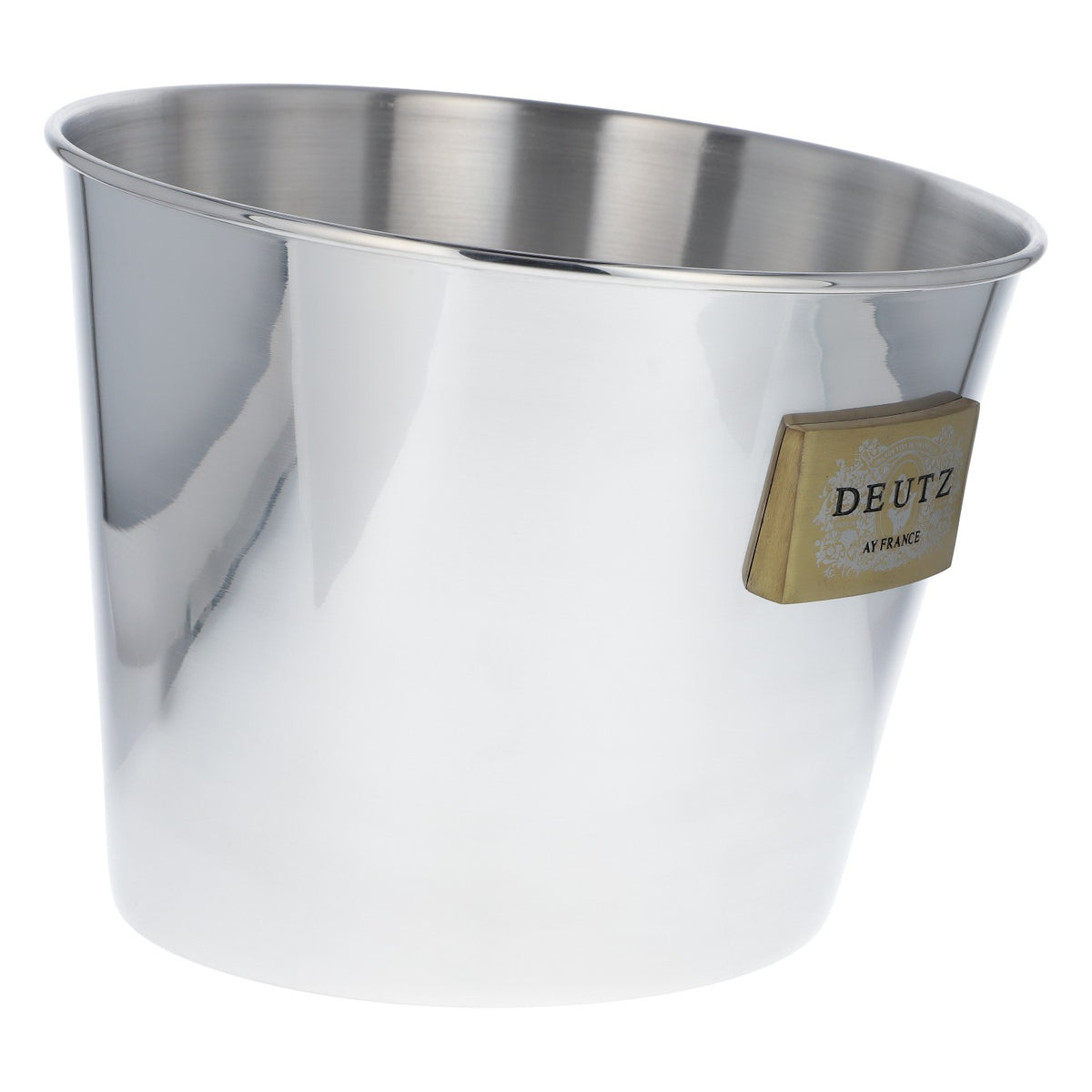 Deutz Champagne Bottle Cooler Ice Cube Container Ay France XXXL Aluminum – View 2