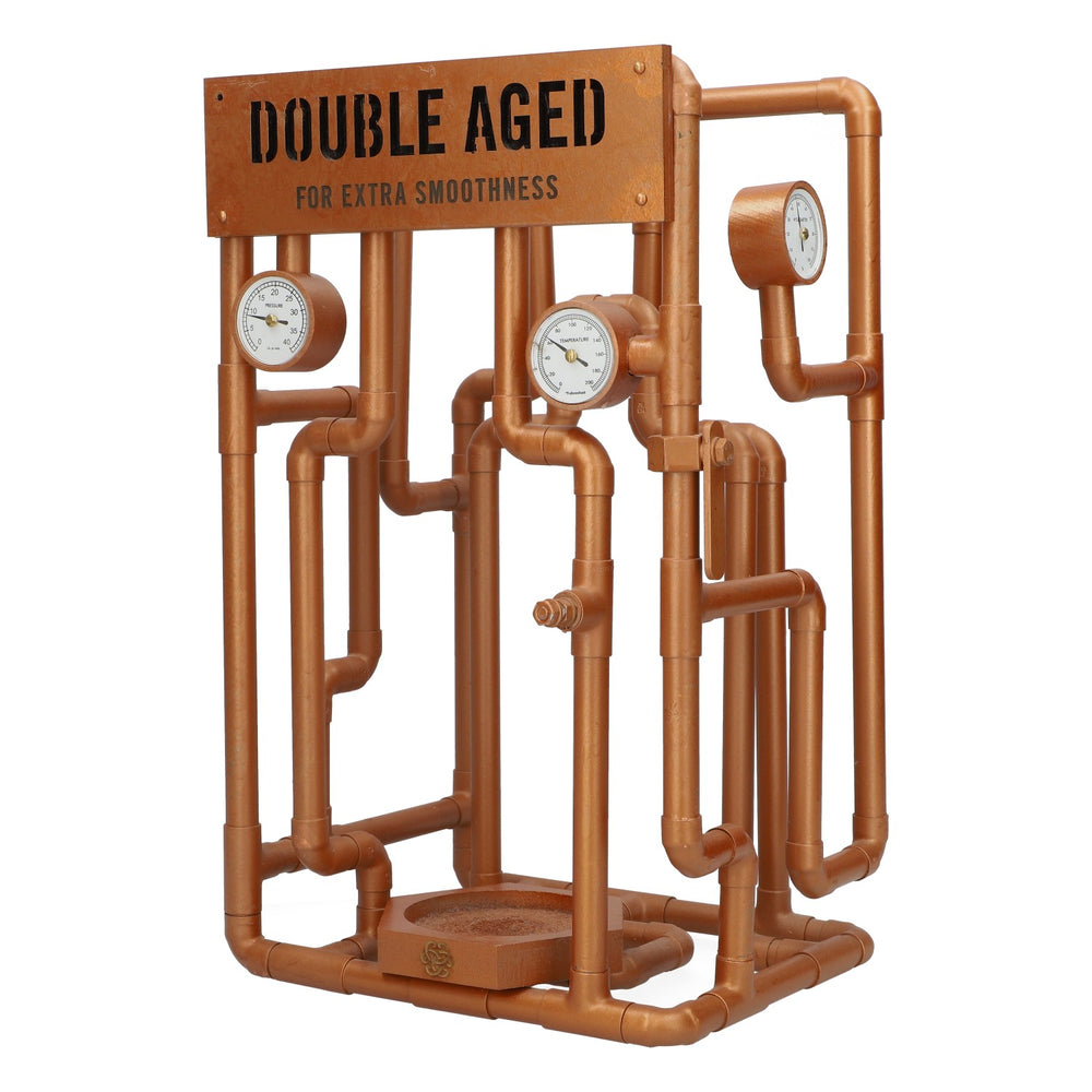 Dewars Whiskey Bottle Holder, Brass Decorative, Double-Aged Copper, 4.35 kg