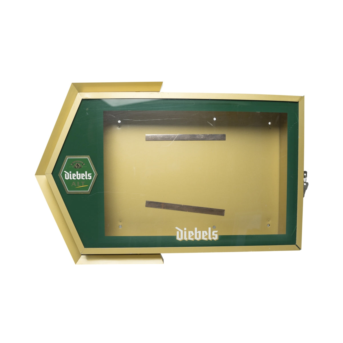 Diebel's display case Illuminated Menu card Lockable Used Gastro Bar Pub