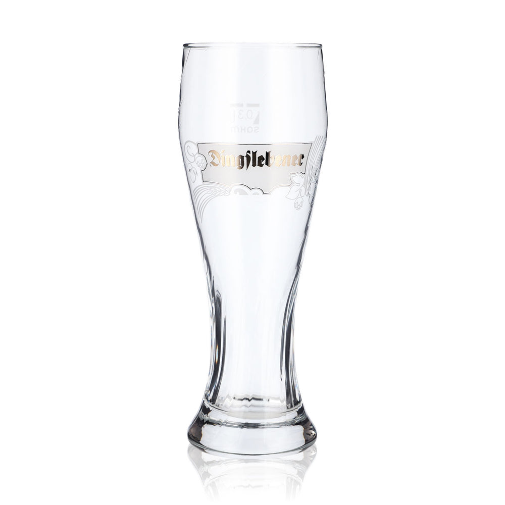 Dingsleben beer glass Wheat beer glass Beer glasses Glasses 0.3 l Relief