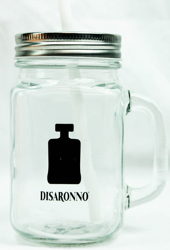 Disaronno Amaretto Mason Jar Glass / Glasses Liqueur glass with lid