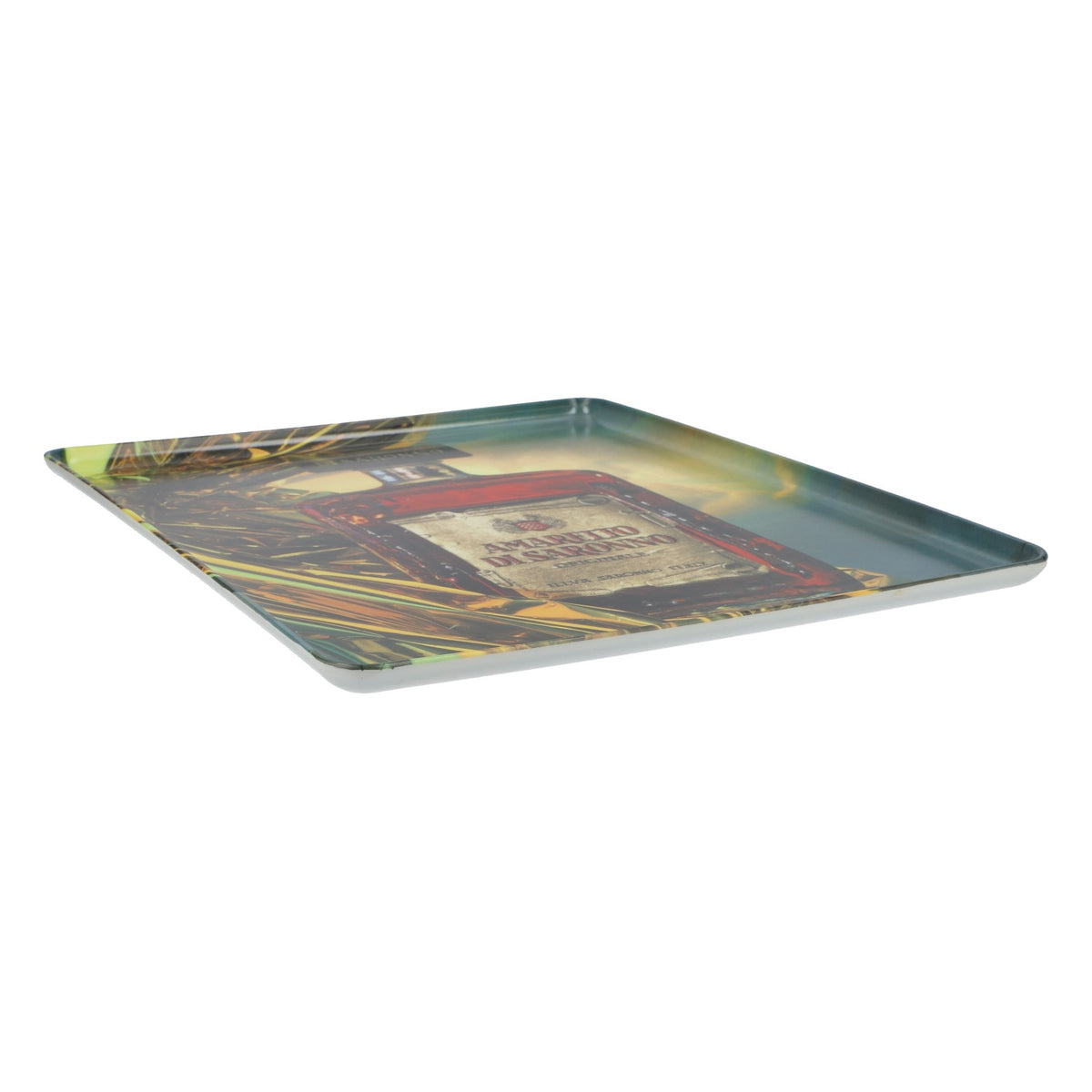 Disaronno Liqueur Tray Serving Tray Amaretto Bottle Design Plastic – View 2