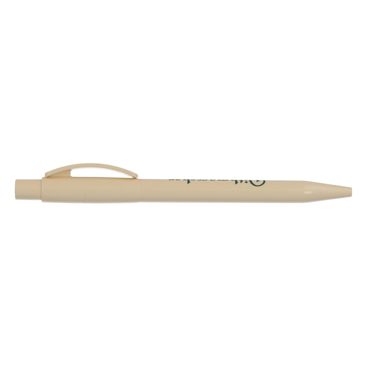 Dithmarscher Pilsener ballpoint pen, promotional pen, beige – View 3