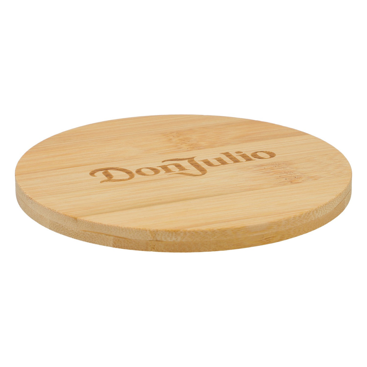 Don Julio Tequila Coaster Glass Coaster Real Wood 12cm Diameter