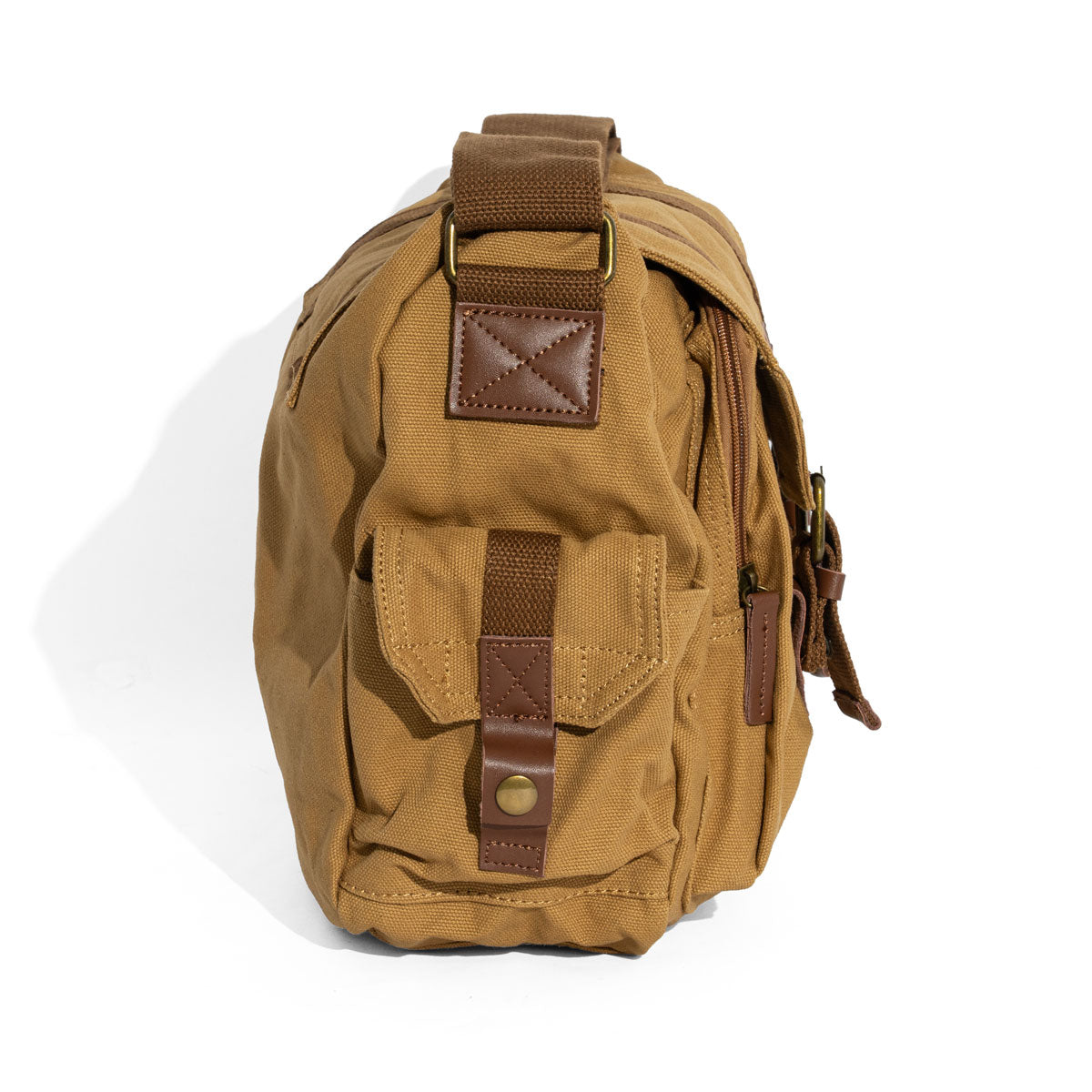 Don Papa Rum Bag Canvas Bag Leisure Bag Backpack Brown – View 3