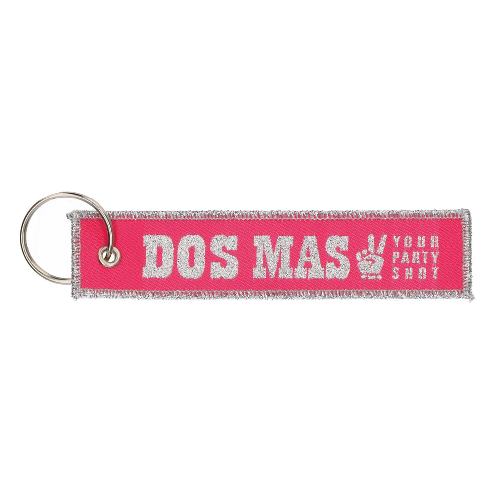 Dos Mas Liqueur Keyring Lanyard Fabric Tag Party Princess