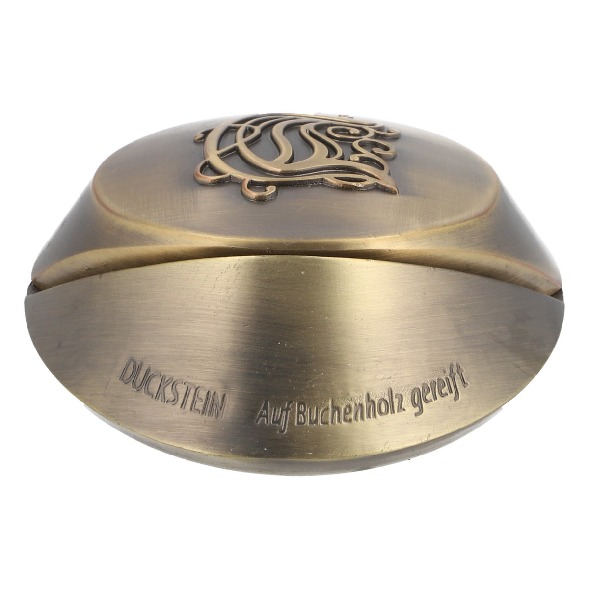 Duckstein beer metal table display menu card holder bill holder solid gold – View 2