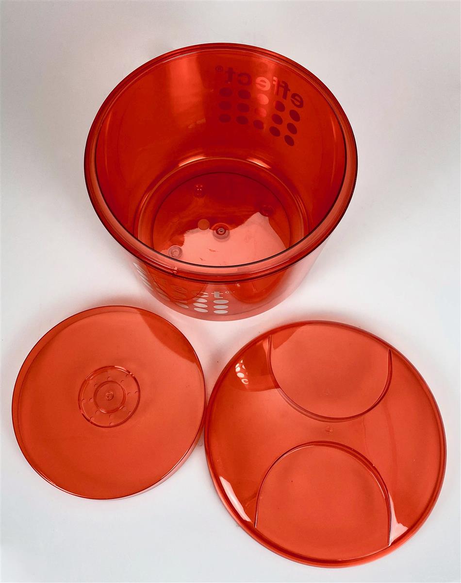 Effect Energy Acrylic Cooler Ice Cube Tray Icecube Three-Piece 10L Ice Box Red – View 7