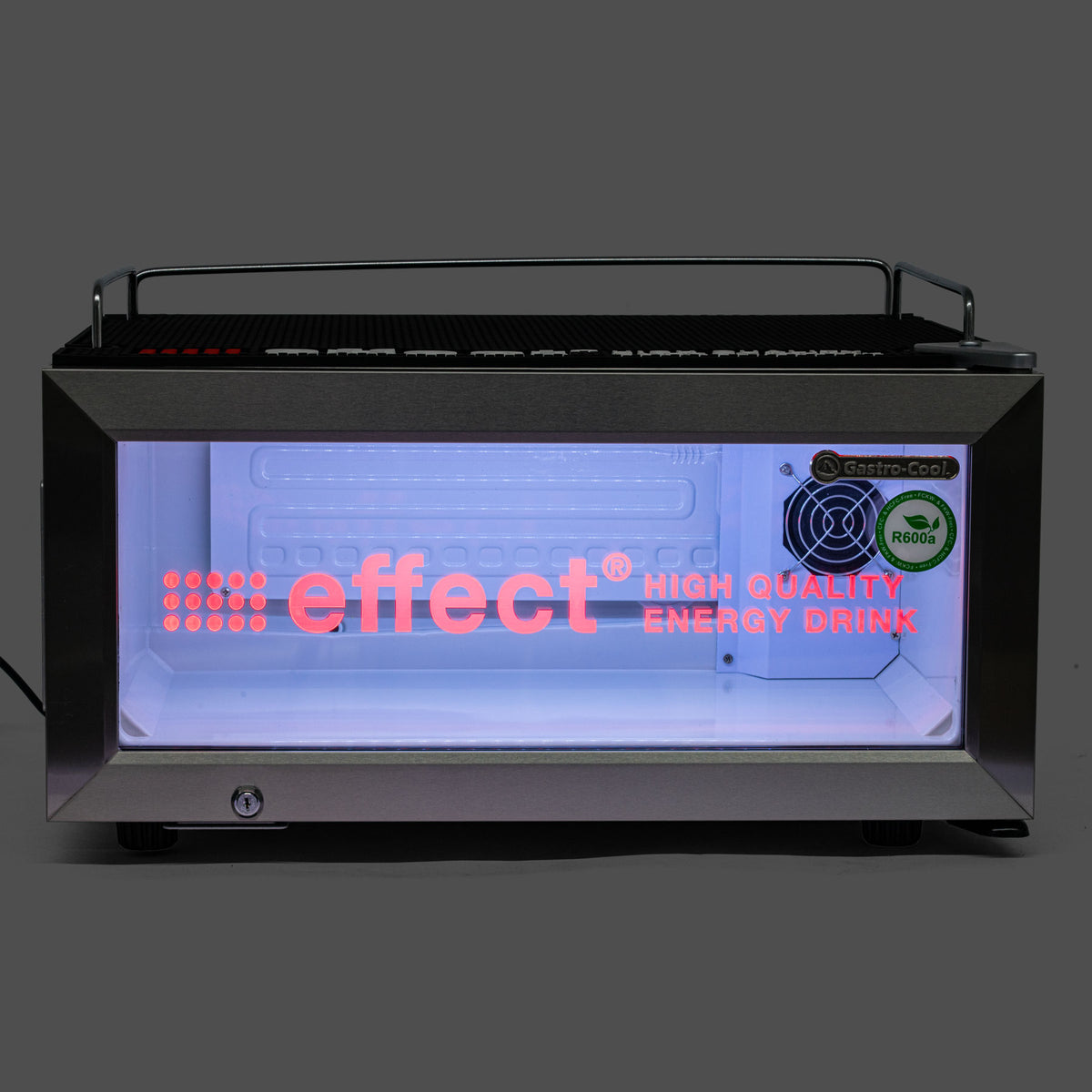 Effect Energy Mini Fridge Glass Door Refrigerator 30x60x48cm Mini Cooler – View 8