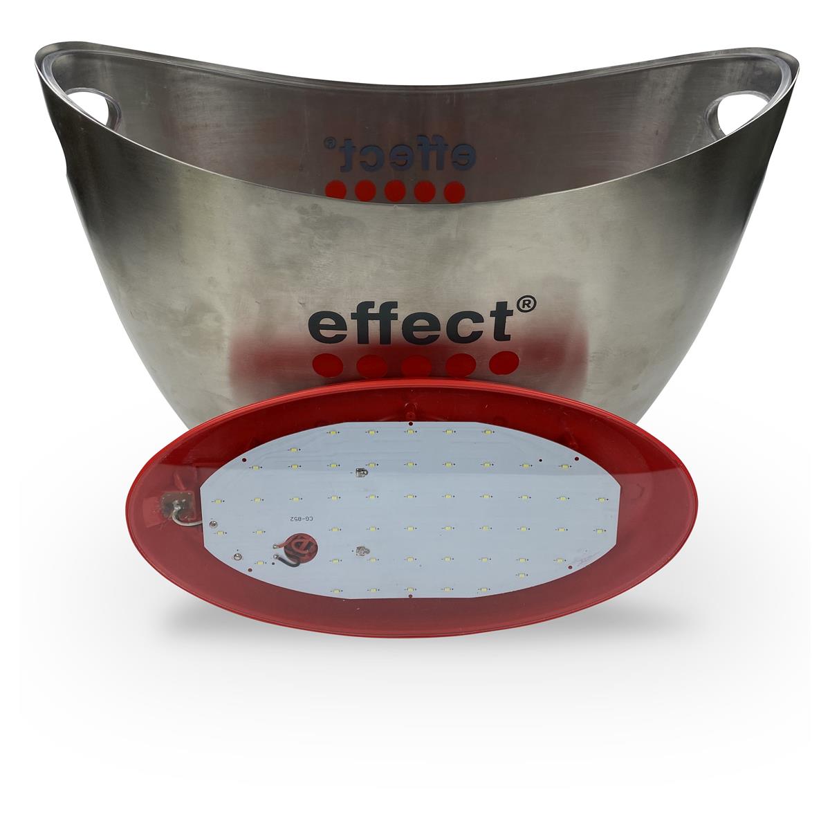 Effect Energy LED rechargeable bottle cooler Cooler Stainless steel Magnum with insert – View 2