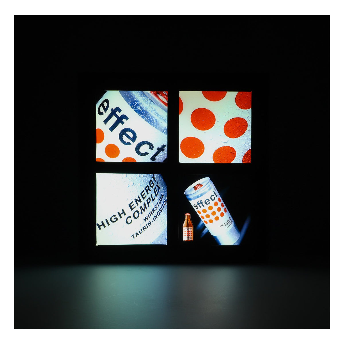 Effect Energy Illuminated advertising, "Quadro black" – View 3