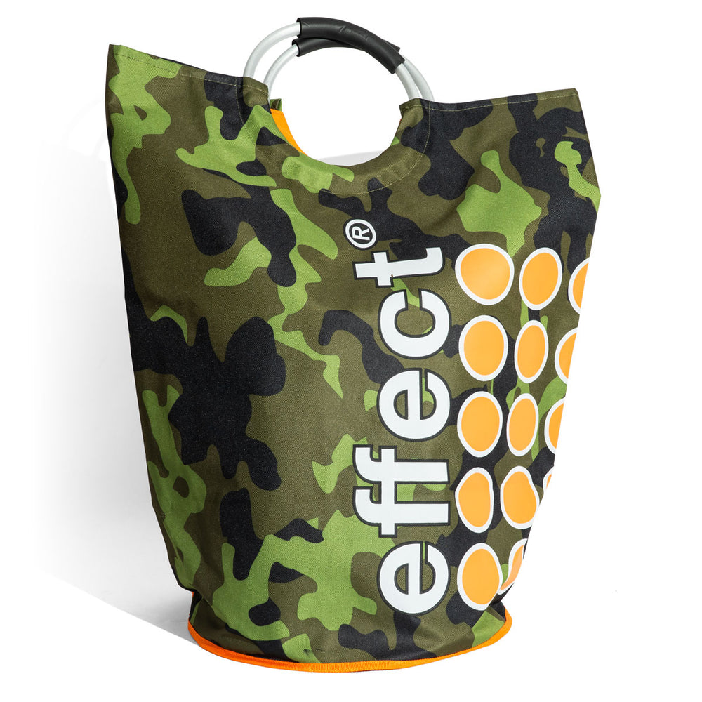 Effect Energy Eco-Friendly Deposit Bag Shopping Bag Stainless Steel Handles Camouflage