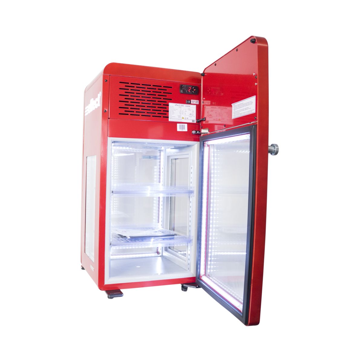 Effect Refrigerator 360 Degree Cooler 78L Eco LED Luminated Fridge Beverage Cooler – View 5